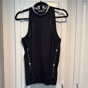 Adidas Black Mesh Women's Tank Top